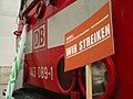 Image 18Strike sign used by the German Train Drivers' Union in the German national rail strike of 2007.