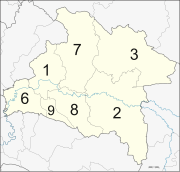 Map of districts