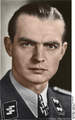 Waffen-SS man looking stern
