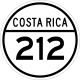 National Secondary Route 212 shield}}