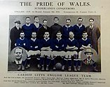 Cardiff City squad in 1921