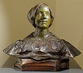 Dutch woman, bronze, 1893