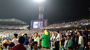 Massive crowd during KKR Vs RCB 2017 IPL match.