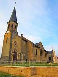 The church in Azannes-et-Soumazannes