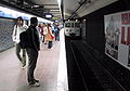 1000 series train at Sant Pau – Dos de Maig station