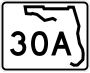 State Road 30A marker