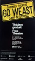 GO WEAST, original Montreal run poster, 1996