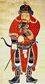Yun Kwan, a General during the Goryeo dynasty, depicted as wearing a Dujeong-gap. Likely anachronistic.
