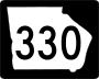 State Route 330 marker