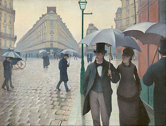 Gustave Caillebotte, Paris Street; Rainy Day, 1876–1877