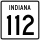 State Road 112 marker