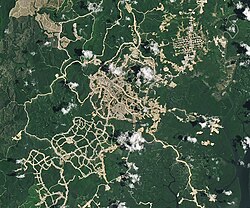 2024年的建设情况，由美国国家航空航天局Landsat卫星于2月19日拍摄