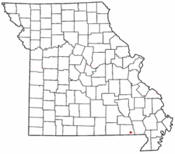 Location of Oxly in Missouri