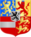 Arms of the Louis of Nassau, Lord of De Lek and Beverweerd, natural son of Maurice of Nassau, Prince of Orange, and his descendants the lords of den Lek and the earls of Grantham in England[58]