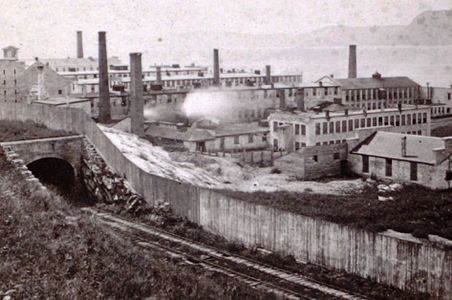 A photograph of Sing Sing Prison from about the same time (c.1863-1885)