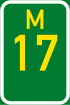 Metropolitan route M17 shield