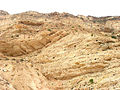 The rugged landscape outside Salalah, outside the Kharīf season