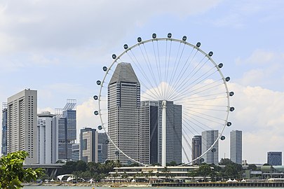 Singapore Flyer in the day