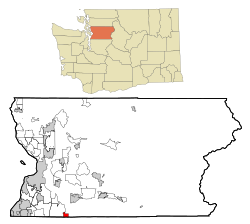Location of High Bridge, Washington