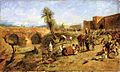 Arrival of a Caravan Outside the City of Morocco