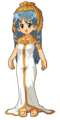 维基娘穿着古代埃及女王风格的装扮。