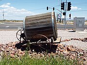 19th Century Water Barrel Cart