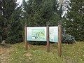 Signs for the Hudson Highland Trails...