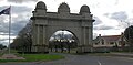 Ballarat's Arch of Victory was erected with funds raised from a Ladies Football match at nearby City Oval