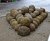 Stone balls used in the Siege of Algeciras (1342–1344)