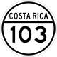National Secondary Route 103 shield}}