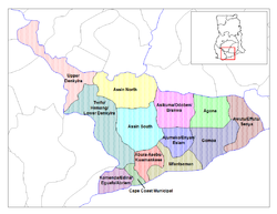 Districts of Central Region