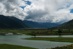 Mekong River to the south of Chamdo Town