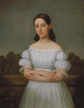 Portrait of Clara Mazureau (1838)