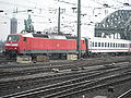 120 134 arrives at Köln Hbf