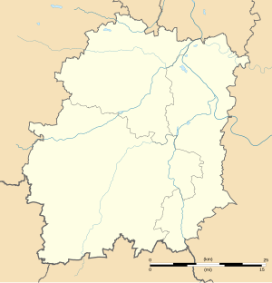 奧蘭維爾在埃松省的位置