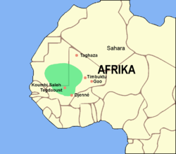 加纳帝国最盛时期的版图