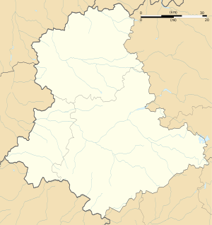 拉泽在上维埃纳省的位置