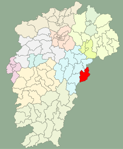 黎川县在江西省的位置