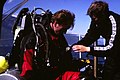 Kiss rebreather testing with Daniel Reinders as diver.