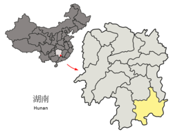 郴州市在湖南省的地理位置