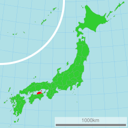 香川縣在日本的位置