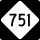 North Carolina Highway 751 Truck marker