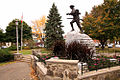 The Saint-Lambert, Quebec Cenotaph by Emanuel Hahn, inaugurated on July 9, 1922, by General Sir Arthur Currie[5]
