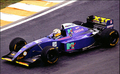 In 1995, Simtek gained support from the Energy Drink XTC and Men's Tenoras, a Japanese men fashion brand that was Hideki Noda's sponsor in F3000. This is Domenico Schiattarella driving his S951 in 1995.
