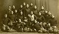 Image 24 1899 Michigan Wolverines football team Photograph: Fred Rentschler Official portrait of the 1899 Michigan Wolverines football team, an American football team which represented the University of Michigan in the 1899 season. Coached by Gustave Ferbert, the Wolverines opened the season with six consecutive shutouts, outscoring opponents in those six contests by a combined score of 109 to 0. However, they finished the season by going 2–2 in their final four games, losing against the University of Pennsylvania Quakers and a championship game against the Wisconsin Badgers. More selected pictures