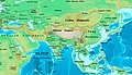 Image 31Pala Empire and its neighbouring kingdoms. (from History of Bangladesh)