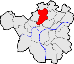 Location of Vedrin in Namur