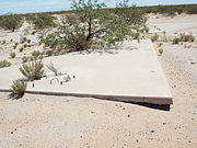 The second Corona Satellite Calibration Target manhole cover.