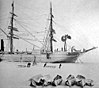 The Discovery in the Antarctic ice