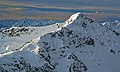 North aspect, viewed from Mt. Taylor in winter